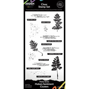 Arden Creative Studio - Maker Series Sentiment Clusters Stamp Set (ACSCS005)