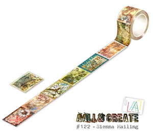 AALL and Create - Washi Tape 25mmx5m - Sienna Mailing (AALL-MT-122)