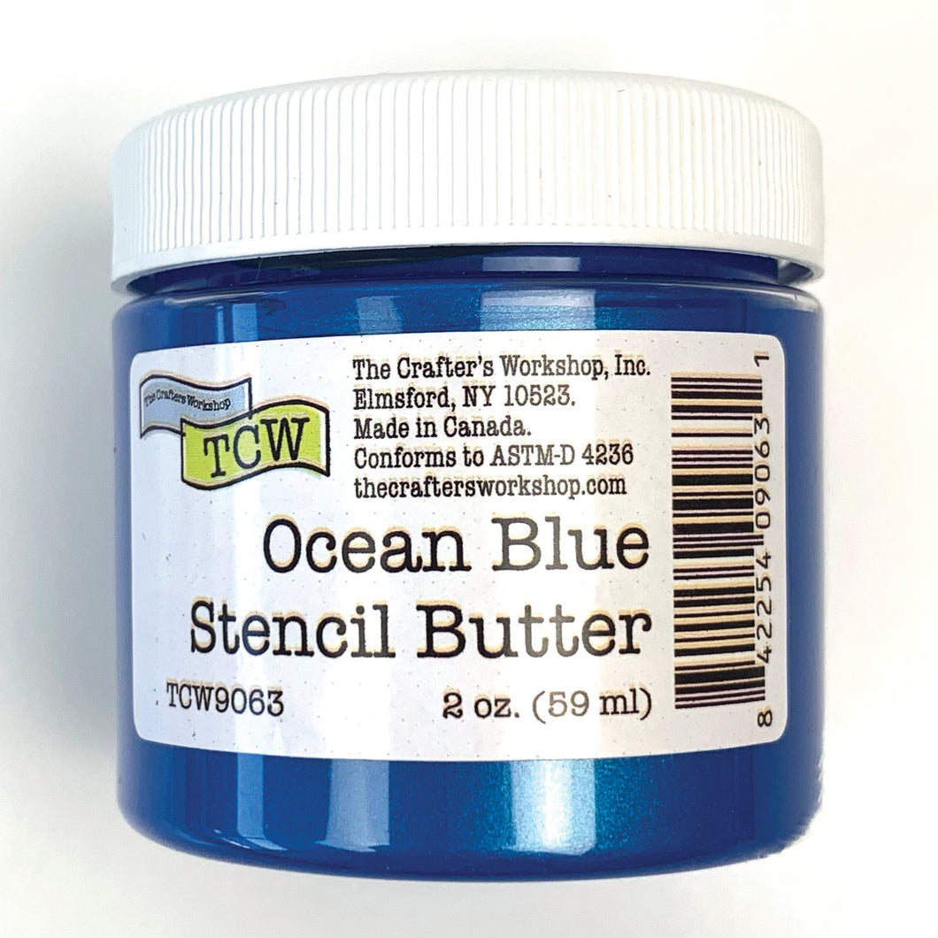 The Crafter's Workshop Stencil Butter Ocean Blue (TCW9063)
