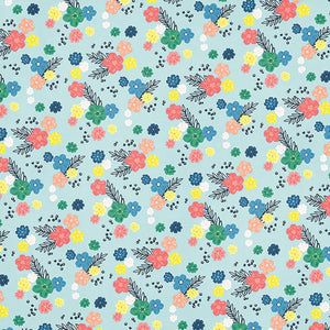 Simple Stories Sunshine and Blue Skies Collection 12x12 Scrapbook Paper 3x4 Elements (10618)