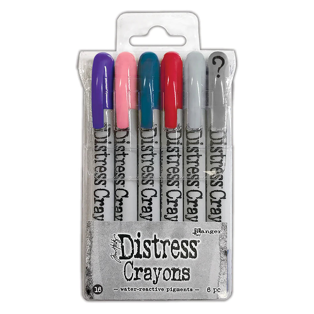 Tim Holtz Distress Crayons Set 16 (TDBK84792)