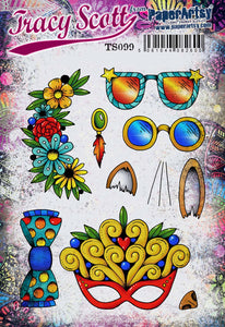 PaperArtsy Rubber Stamp Set designed by Tracy Scott (TS099)