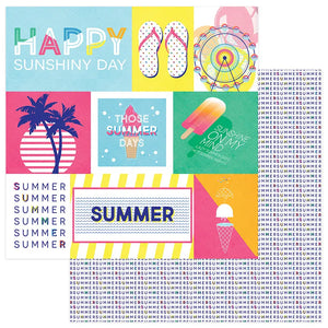 Photoplay Those Summer Days Collection 12x12 Paper Chill Out (TS8857)