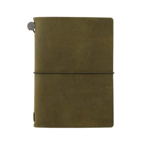 Traveler's Company Passport Size Leather Cover Olive (15343-006)
