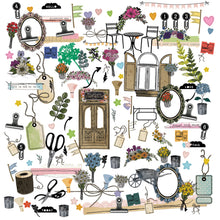 Load image into Gallery viewer, 49 and Market The Flower Emporium Laser cut Elements (VBF-31263 )
