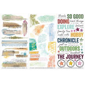 49 and Market Curiosities in Willow Grove Blendable Rub Ons (VBWG-33649)