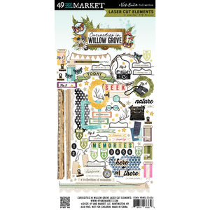 49 and Market Curiosities in Willow Grove Laser Cut Elements (VBWG-33656)