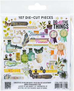 49 and Market Curiosities in Willow Grove Foiled Diecuts (VBWG-33694)