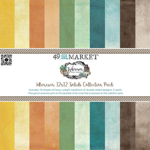 49 and Market Wherever Collection 12x12 Solids Paper Pack (WHE-25828)