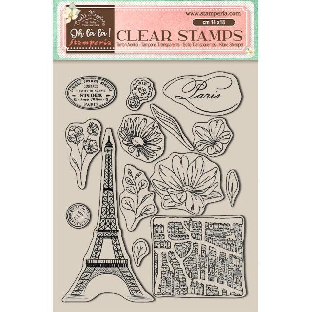 Stamperia Create Happiness Oh La La! Collection Clear Acrylic