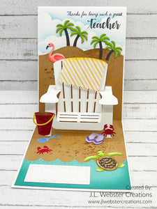 Karen Burniston Craft Die Set Adirondack Chair Pop-Up (1071)