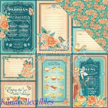 Load image into Gallery viewer, Graphic 45 Papercrafting Paper 8" x 8" Paper Pad - Cafe Parisian (4501434)
