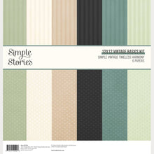 Load image into Gallery viewer, Simple Stories - Simple Vintage Timeless Harmony - 12X12 Vintage Basics Kit
