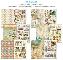 Load image into Gallery viewer, Ciao Bella Asia Junk Journal &amp; Ephemera Book A4 32/Pkg (CBB028)
