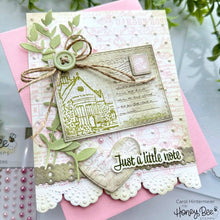 Load image into Gallery viewer, Vintage Flora - 5x6 Rubber Cling Background Stamp
