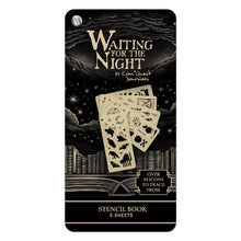 Load image into Gallery viewer, Waiting for the Night Stencil Book (5-Page) (Original Artwork)
