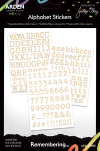 Arden Creative Studio Remembering Alphabet Stickers (ACSAS0002)
