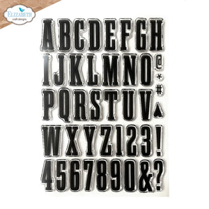 Elizabeth Craft Designs Stamp Bold Alpha (CS410)