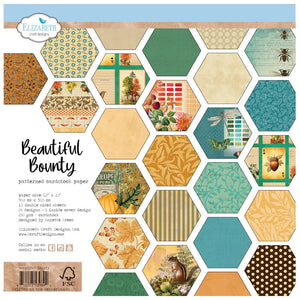 Elizabeth Craft Designs Beautiful Bounty 12x12 paper by Annette Green (C028)