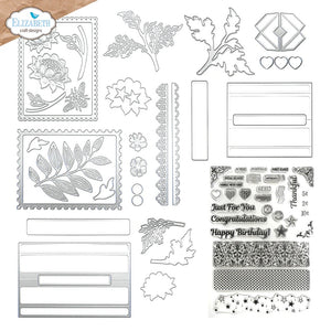 Elizabeth Craft Designs Beautful Bounty Card Makers Special Kit - Annette Green (K020)