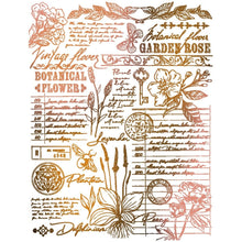 Load image into Gallery viewer, Vintage Flora - 5x6 Rubber Cling Background Stamp
