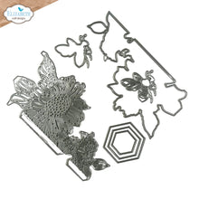 Load image into Gallery viewer, Elizabeth Craft Designs Delightful Discovery Collection Bee &amp; Flower Accent Die set  by Annette Green (2339)

