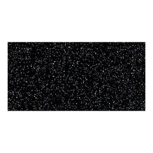 American Crafts 12x12 Black Glitter Cardstock