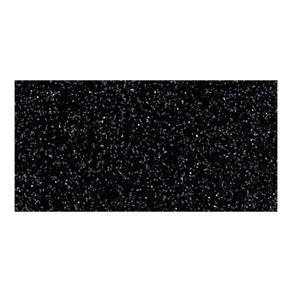 American Crafts 12x12 Black Glitter Cardstock