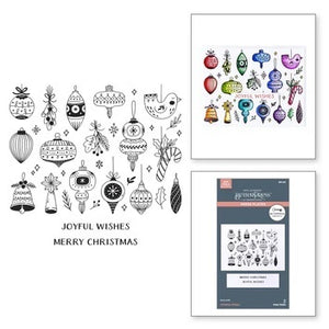 Spellbinders Betterpress Society July 2025 Christmas Whimsy Ornaments BD-0984
