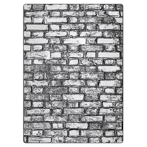 Sizzix 3-D Texture Fades Embossing Folder - Brickwork Large/A5 by Tim Holtz