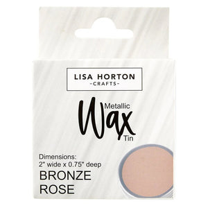 Lisa Horton Crafts Water Based Wax Tin - Bronze Rose #10412C (LHCIP186)