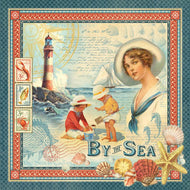 Graphic 45 By the Sea Collection 12x12 Scrapbook Paper By the Sea (4500899)