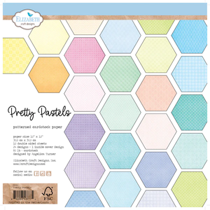 Elizabeth Craft Designs 12x12 Paper Pack Pretty Pastels (C014)