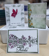 Card Class In-Person Class August 27th 10:30 to 12:30pm