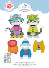 Load image into Gallery viewer, Elizabeth Craft Designs Cat Clothing Accessories (2372)
