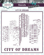 Creative Expressions Stencil Andy Skinner City of Dreams (CEASTEN)