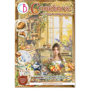 Ciao Bella Cookbook Junk Journal & Ephemera Book A4 32/Pkg (CBB009)