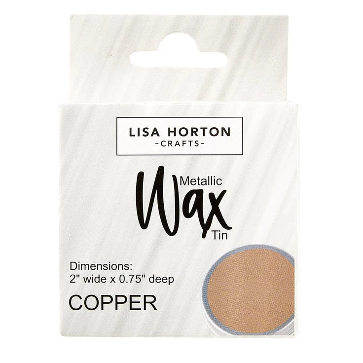 Lisa Horton Crafts Water Based Wax Tin - Copper  #876 (LHCIP183)