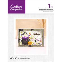 Load image into Gallery viewer, Crafter's Companion Bubbling Cauldron Embossing Folder
