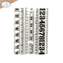 Load image into Gallery viewer, Elizabeth Craft Designs Favorite Humans Collection Ruler Stamp Set (CS357)
