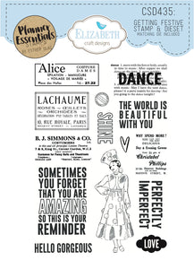 lady dressed in white lyrics Elizabeth Craft Designs Winter Wanderlust Getting Festive Stamp and Di Everything Mixed Media