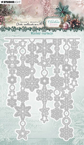 Studio Light Cutting Die Winter Curtain Christmas Blush