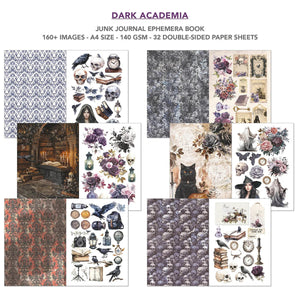 Ciao Bella Dark Academia Junk Journal & Ephemera Book A4 32/Pkg (CBB014)