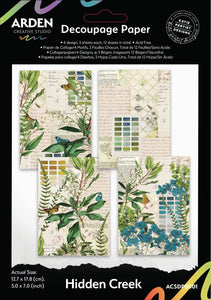 Arden Creative Studio Hidden Creek Decoupage Paper (ACSDP0001)