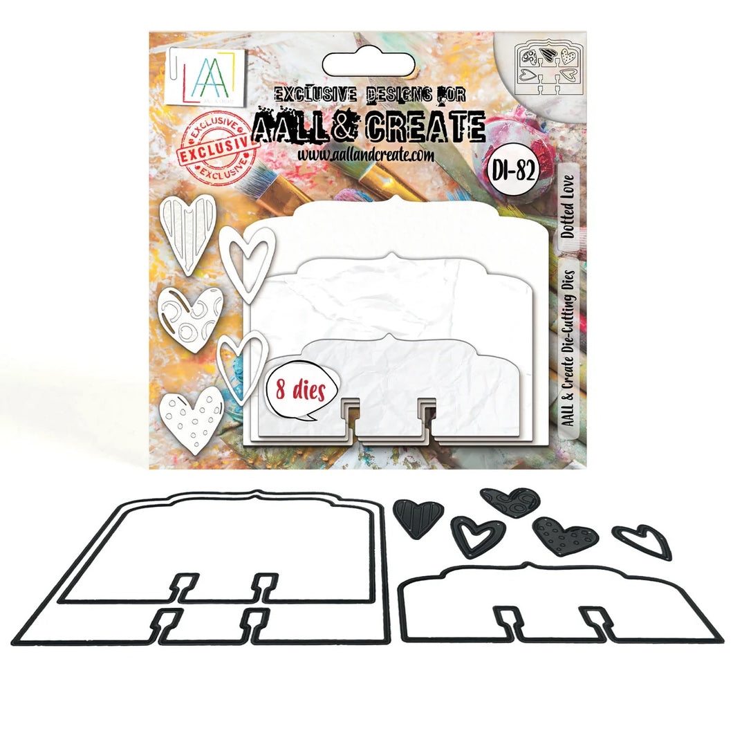 AALL and Create - Die-Cutting Die Set - Dotted Love (DI-082)