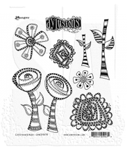Load image into Gallery viewer, Dylusions Cling Mount Stamps Everything Rosy (DYR59479)
