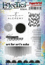 Load image into Gallery viewer, PaperArtsy Eclectica3 Rubber Stamp Set designed by Paperartsy (EPA06)
