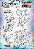 PaperArtsy Stamp Set Mistletoe & Holly designed by Scrapcosy (ESC46)