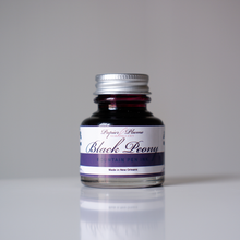 Load image into Gallery viewer, Papier Plum Classic Fountain Pen Inks 30ml: Black Peony
