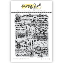 Load image into Gallery viewer, Vintage Flora - 5x6 Rubber Cling Background Stamp
